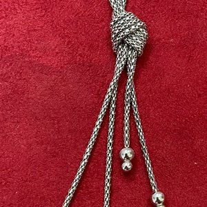 Silver dressy necklace